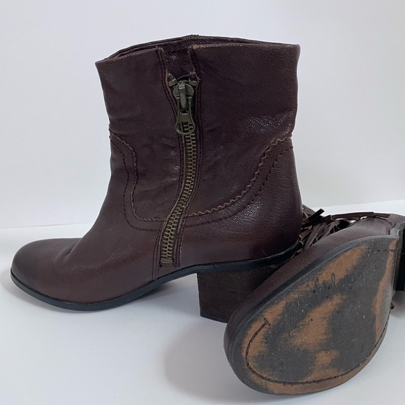 Sam Edelman Boho Fringe Booties Size 9 📿 - Picture 3 of 8